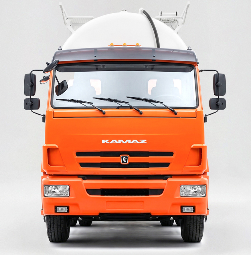 Кормовоз с пневмовыгрузкой 24м³ на шасси КАМАЗ-65115