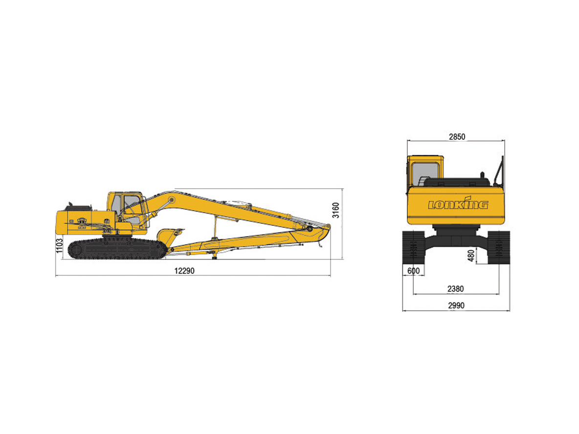 Lonking CDM6240 (Long Reach)